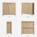 SICOTAS Rattan Sideboard Buffet Cabinet - Image 10
