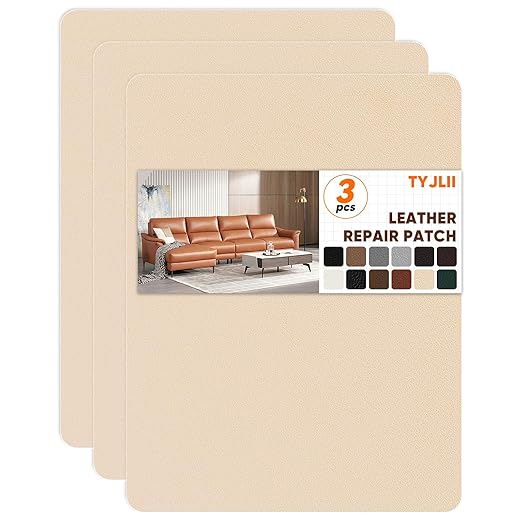 Leather Repair Patch Self Adhesive, 8.3″ x 11″ Vinyl Patch Kit, Leather Repair by Unknown