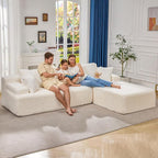 Hobestluk Modular Sectional Sofa Couches L-Shape Couch 3 Seat Modular Sofa - Image 3
