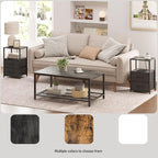 TUTOTAK End Table with Charging Station, Side Table with 2 USB Ports and Outlets - Image 6