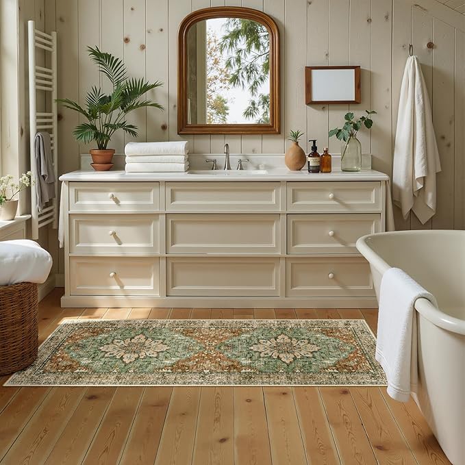 RELEANY Area Rugs 2'x5' Runner Rug Non Slip Washable by RELEANY