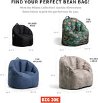 Big Joe Milano Patio Outdoor Weatherproof Bean Bag Chair, Lakeshore/Aqua Glass - Image 8