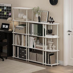 Furinno TURN-N-TUBE Storage Shelves, 5-Tier Book Shelf, Corner Shelf, Toolless - Image 2