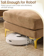 Karl home 99.6" Sectional Sofa, U-Shaped Chenille Upholstered Couch - Image 4