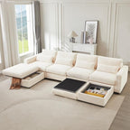 35.3" Corduroy Ottoman with Storage Oversized Ottoman - Image 8
