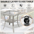 10-Seat Modern Patio Furniture Set - Image 9
