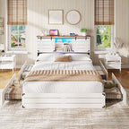 VIAGDO Wooden Bed Frame Full Size - Image 7