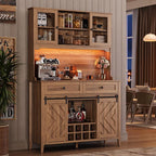 Garvee 72" Farmhosue Bar Cabinet by Garvee