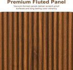 2-Piece Fluted Living Room Set Includes 31.5" Fluted Lift Top Coffee Table - Image 9