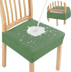 Smiry Waterproof Seat Covers for Dining Room Chairs Set of 6, Stretch Jacquard by Smiry