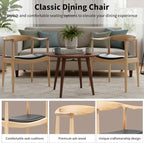 Kennedy Armchair, Mid Century Modern Dining Chair, PU Upholstered Kennedy Chair - Image 6