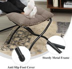 15" Folding Ottoman, Foldable Footrest Stool, Portable Small Foot Stool - Image 6