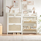 HOKYHOKY Rattan Shoe Storage Cabinet - Image 6