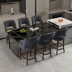 VKNOW Bar Stools Set of 6, Modern Counter Stools - Image 3