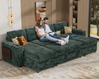 Vipbear 108" Modular Sectional Sleeper Sofa - Image 2