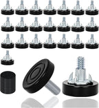 24 PCS M8 Thread Furniture Feet Levelers, Furniture Leveling Feet by Eunenete
