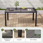 Aoxun 7-Piece Patio Table and Chairs Set - Image 5