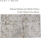 East at Main White Coffee Table – Handmade Accent Table - Image 5