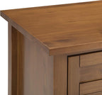 SIMPLIHOME Warm Shaker Solid Wood 24 inch Wide Transitional-Style Bedside - Image 5