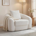 SICOTAS 49.9" Curved Convertible Sofa Couch Bed by SICOTAS
