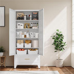 YAUWOH 71''Tall Kitchen Pantry Cabinet - Image 5