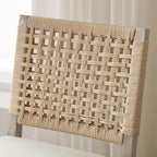 LZAREAL Farmhouse Dining Chairs Set of 4 Linen Fabric Upholstered Accent Side - Image 6