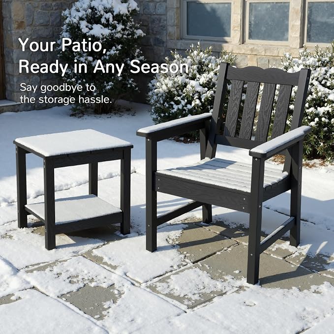 Stoog All-Weather Outdoor Chairs, Patio Dining Chair - Image 6