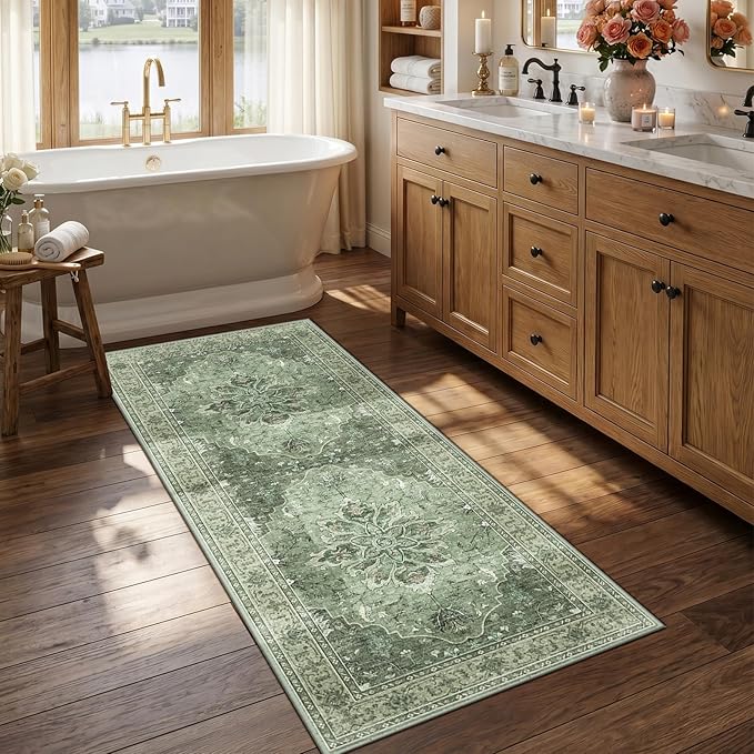 RELEANY Area Rugs 2'6"x5' Runner Rug Non Slip Washable by RELEANY