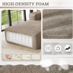 95" Cloud Sectional Couch with L-Shape Chaise, Modular Comfy Sofa Chaise Longue - Image 4