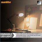 Sunlite LED R14 Mini Flood Light Bulbs, 4 Watts, 250 Lumens, Medium Base - Image 4