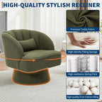 Garvee Ultra-Plush Swivel Accent Chair, 360° Barrel Lounge Chair - Image 5