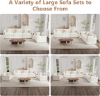 mikibama Modular Sectional Sofa, 76.4 Inch L Shaped Couch Set - Image 7