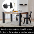 8Pcs Adjustable Leveling Feet, Square Insert Kit, Furniture Glide Leveler - Image 5