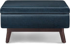 SIMPLIHOME Owen Coffee Table Storage Ottoman - Image 5