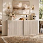 SICOTAS Buffet Cabinet with Storage 69.2" Sideboard Accent Modern Credenza with - Image 8