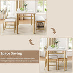 IRONCK Dining Table Set for 4, Kitchen Table - Image 6