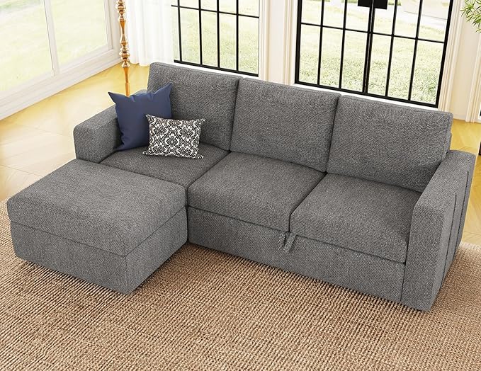 Belffin Modular Sectional Sleeper Sofa - Image 4