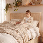 Brafab Natural Rattan King Size Bed Frame - Image 7