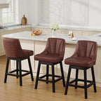 YaFiti Swivel Bar Stool 1 Pcs, 26 Inch Counter Height Bar Stools - Image 9