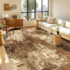 RELEANY Washable Area Rugs 2'x10' Non-Slip Modern Abstract Soft - Image 9