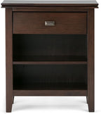 SIMPLIHOME Artisan Solid Wood 24 inch Wide Transitional-Style Bedside - Image 2