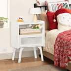 Lerliuo Rattan Nightstands set of 2 - Image 6