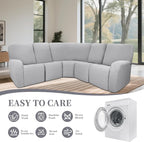 100% Waterproof Sectional Recliner Couch Covers - Image 8