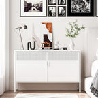Washsemba 2 Door Storage Sideboard, Metal Storage Cabinet by Washsemba
