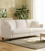 Welzona 83" Couches for Living Room, Teddy Sofa Couch, Comfy Sofas for Living - Image 7