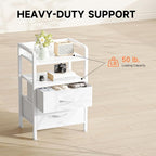 Lazzanto Night Stand Bedside Table Bedroom - Image 7