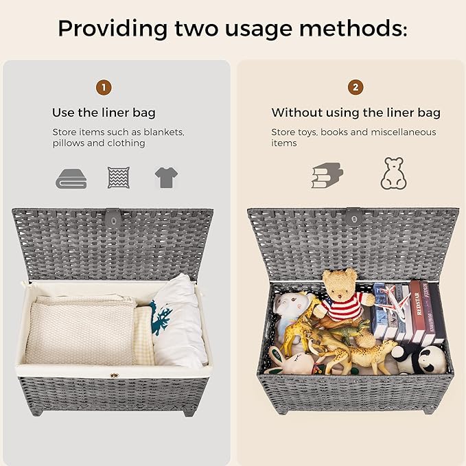Honjourai Wicker Storage Basket - Image 7