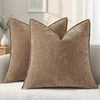 decorUhome Summer Couch Throw Pillow Covers 18x18 Set of 2, Decorative Soft by decorUhome