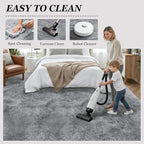 Fluffy Area Rugs 9x12 Living Room Bedroom: Ultra Soft Shag Rug Upgrade Non-Slip - Image 8