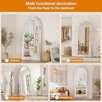 ZHUNFA External Three-Layer Arched Full Length Mirror - Image 6